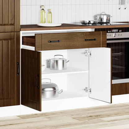 Køkkenunderskab Lucca Konstrueret Træ - Variant 853744