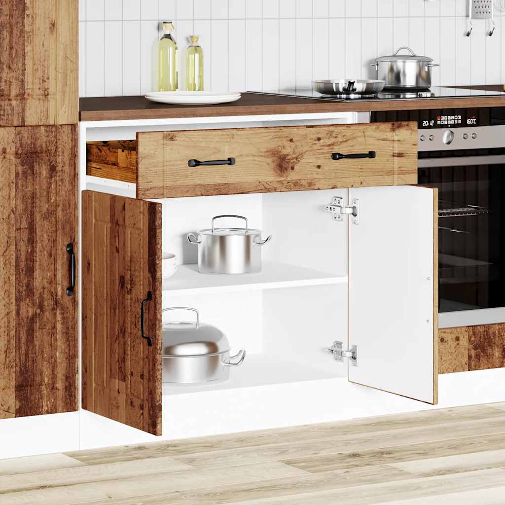 Køkkenunderskab Lucca Konstrueret Træ - Variant 853745