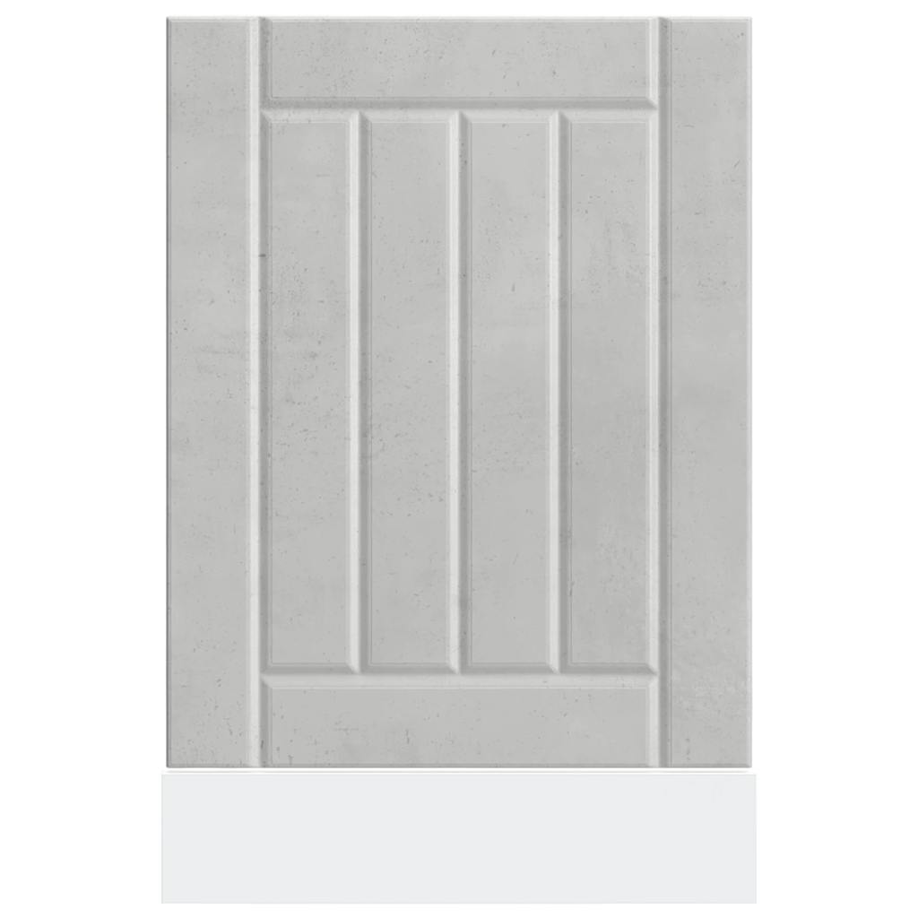 Opvaskemaskinepanel Lucca Konstrueret Træ Beton - Billede 4