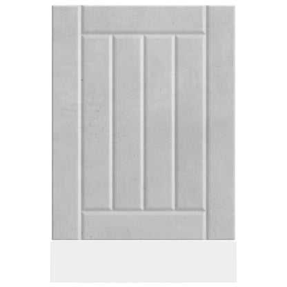 Opvaskemaskinepanel Lucca Konstrueret Træ Beton - Billede 4