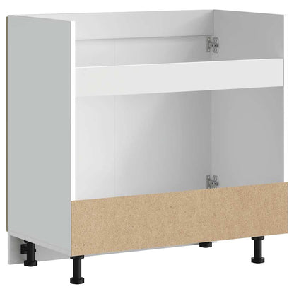 Underskab Til Vask Porto 80X46X81,5 Cm Konstrueret Træ Egetræ Artisan Eg