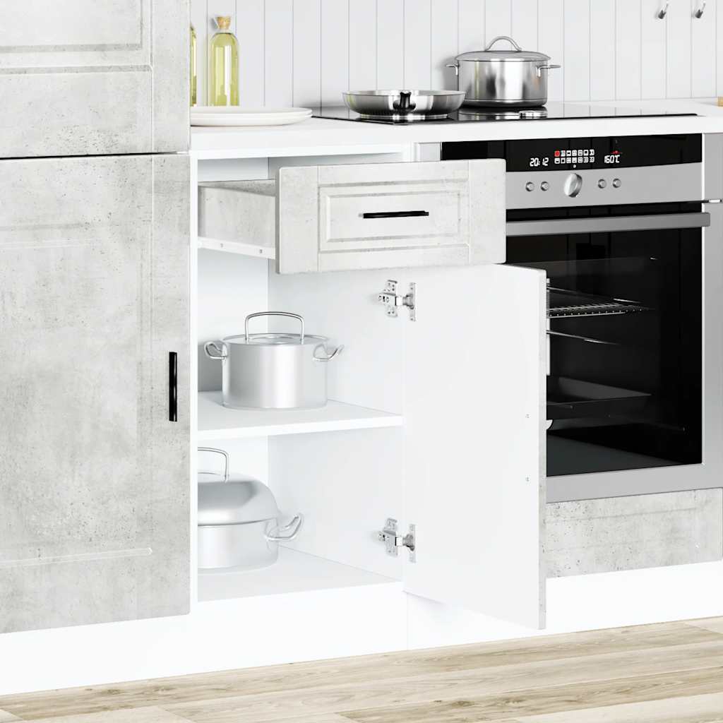 Køkkenunderskab Porto Beton Konstrueret Træ - Variant 853951