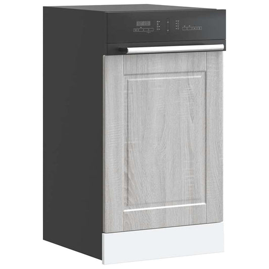 Låge Til Opvaskemaskine Porto 45X1,5X67 Cm Grå Sonoma-Eg