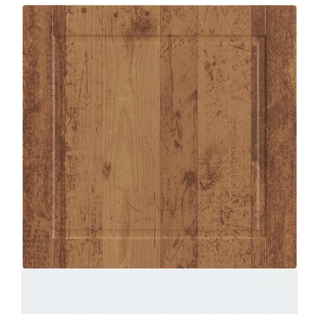 Låge Til Opvaskemaskine Porto 60X1,5X67 Cm Antikt Træ Gammelt Træ