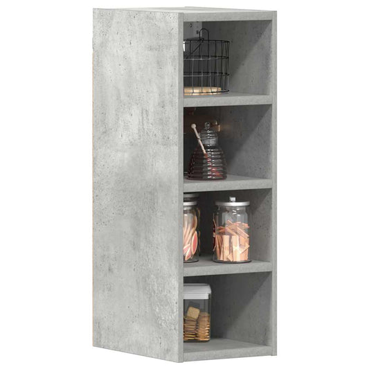 Væghængt 20X29,5X60 Cm Konstrueret Træ Betongrå