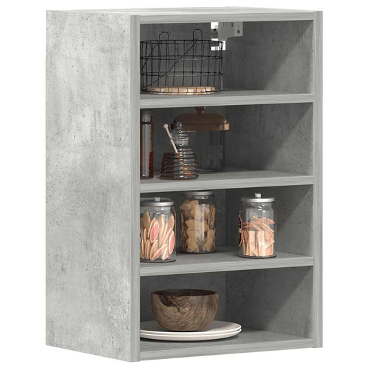 Væghængt 40X29,5X60 Cm Konstrueret Træ Betongrå