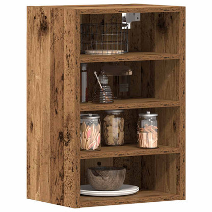 Væghængt 40X29,5X60 Cm Konstrueret Træ Antikt Trælook Gammelt Træ