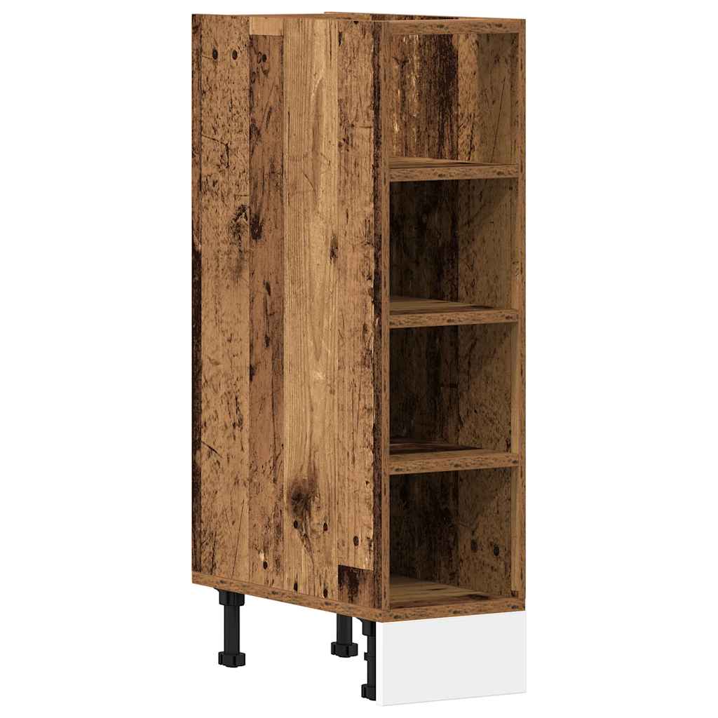 Underskab 20X44,5X81,5 Cm Konstrueret Træ Antikt Træ Gammelt Træ