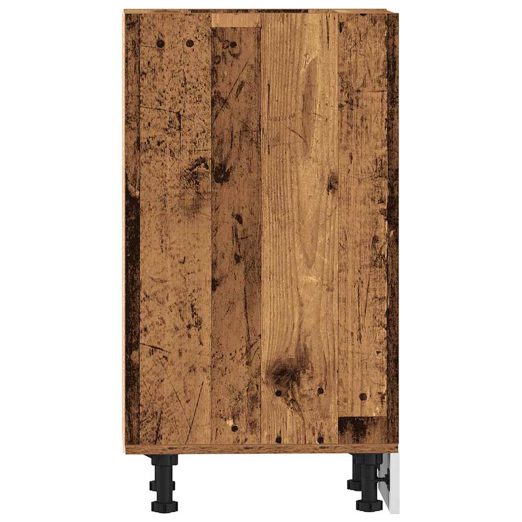 Underskab 20X44,5X81,5 Cm Konstrueret Træ Antikt Træ Gammelt Træ