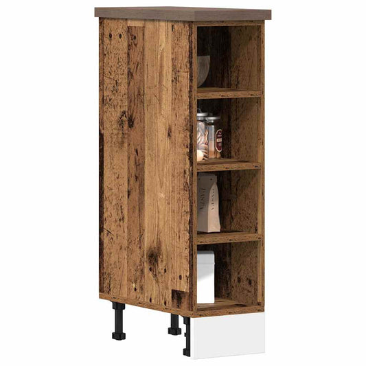 Underskab 20X44,5X81,5 Cm Konstrueret Træ Antikt Træ Gammelt Træ