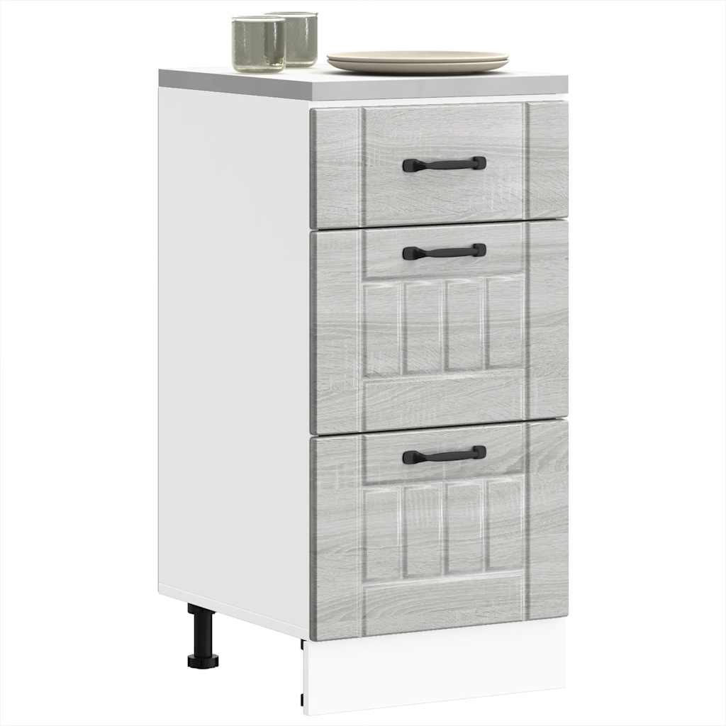 Køkkenunderskab Lucca Konstrueret Træ - Variant 854236