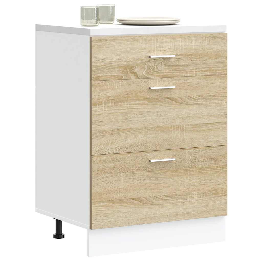 Køkkenunderskab Lyon Konstrueret Træ - Variant 854252