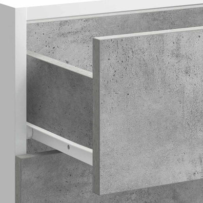 Køkkenunderskab Konstrueret Træ Beton Grå Betongrå