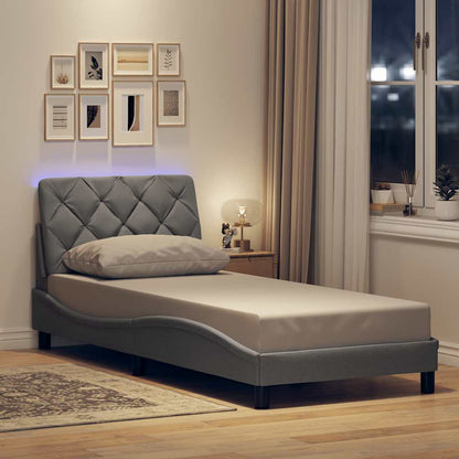 Sengeramme Med LED Uden Madras Stof - Variant 3310643