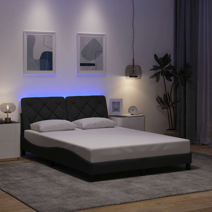 Sengeramme Med LED Uden Madras Stof - Variant 3310672