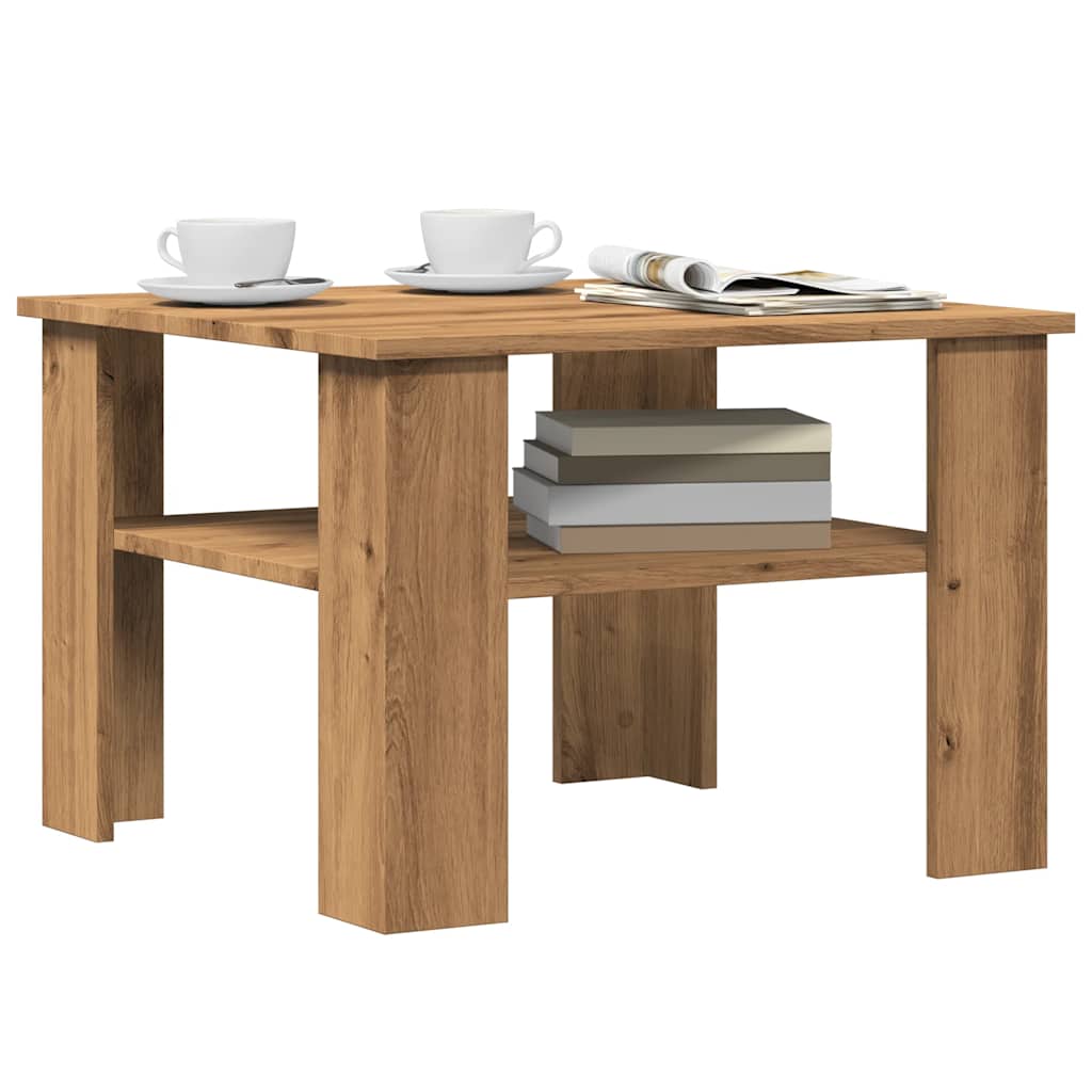 Sofabord 60X60X42 Cm Konstrueret Træ