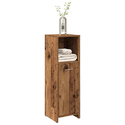 Badeværelsesskab 30x30x95 Cm Konstrueret Træ - Variant 856033