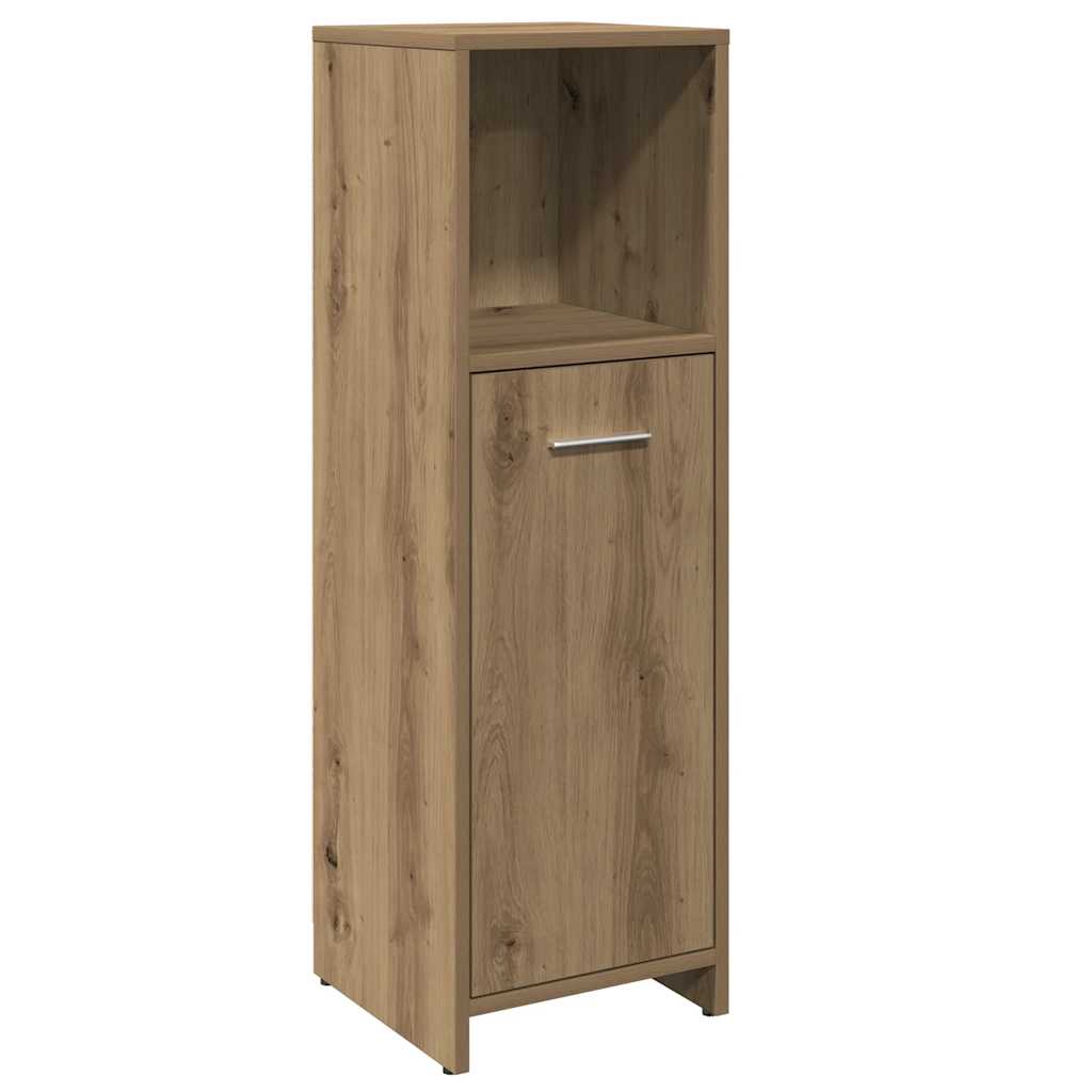Badeværelsesskab 30x30x95 Cm Konstrueret Træ - Billede 2