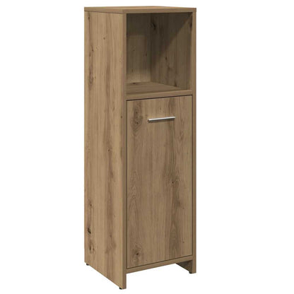 Badeværelsesskab 30x30x95 Cm Konstrueret Træ - Billede 2