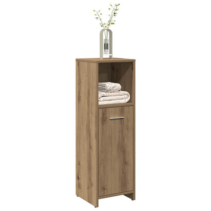 Badeværelsesskab 30x30x95 Cm Konstrueret Træ - Billede 3