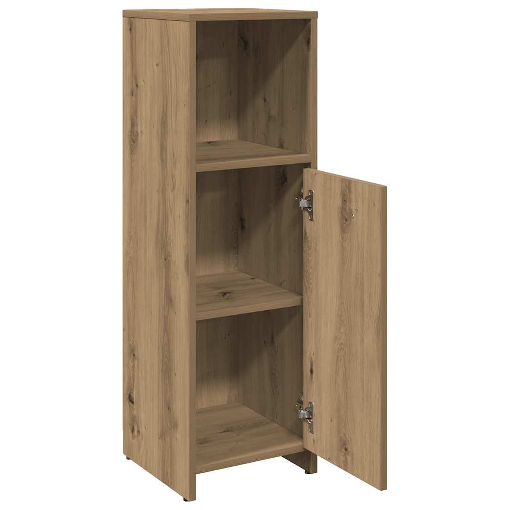Badeværelsesskab 30x30x95 Cm Konstrueret Træ - Billede 4