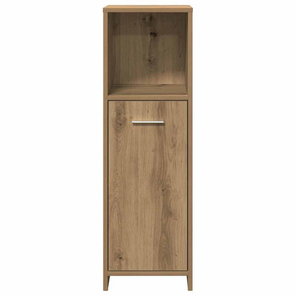 Badeværelsesskab 30x30x95 Cm Konstrueret Træ - Billede 5