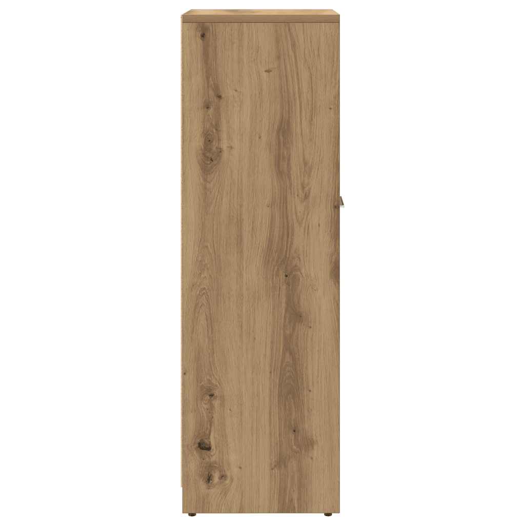 Badeværelsesskab 30x30x95 Cm Konstrueret Træ - Billede 6