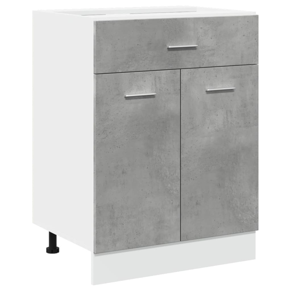Skuffebundskab Lyon 60x46x81,5 Cm Konstrueret Træ - Billede 2