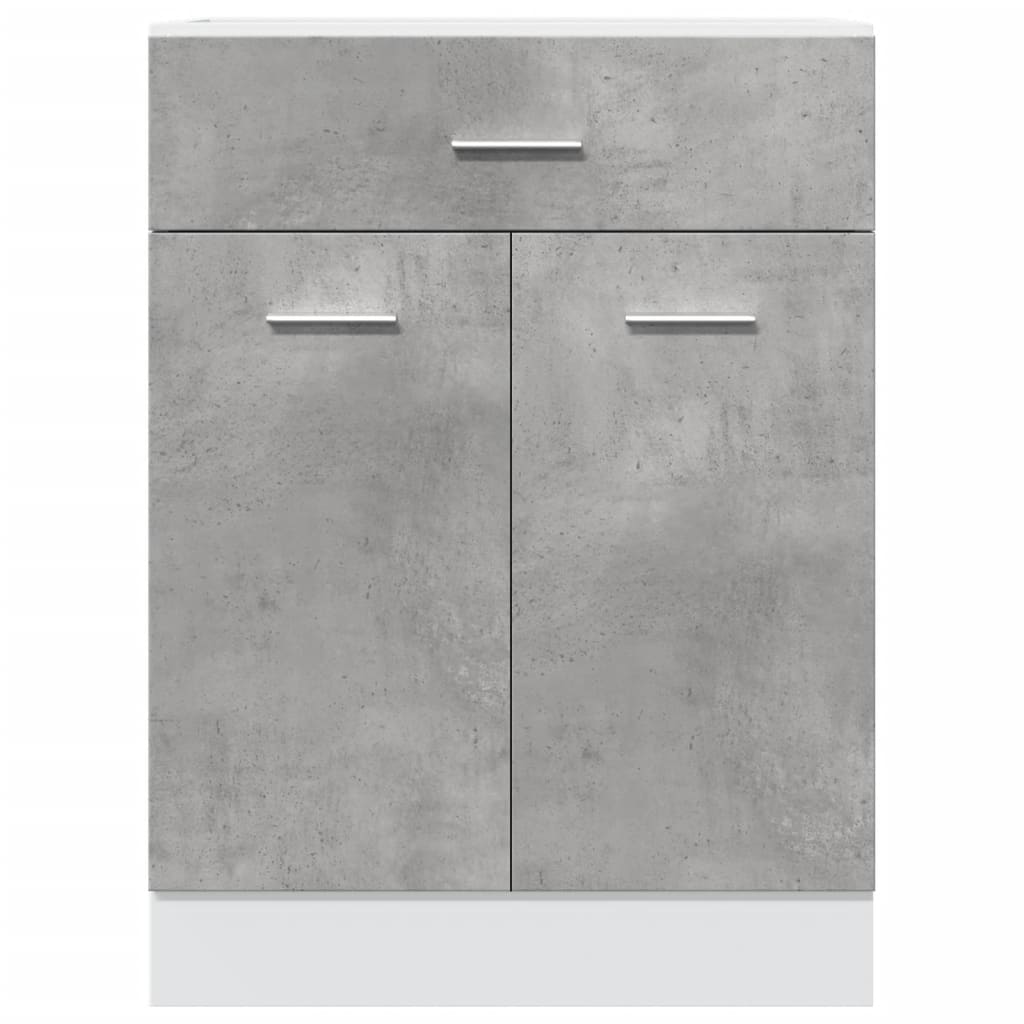 Skuffebundskab Lyon 60x46x81,5 Cm Konstrueret Træ - Billede 4