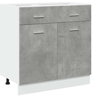 Skuffebundskab Lyon 80x46x81,5 Cm Konstrueret Træ - Billede 2