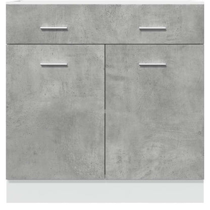 Skuffebundskab Lyon 80x46x81,5 Cm Konstrueret Træ - Billede 4