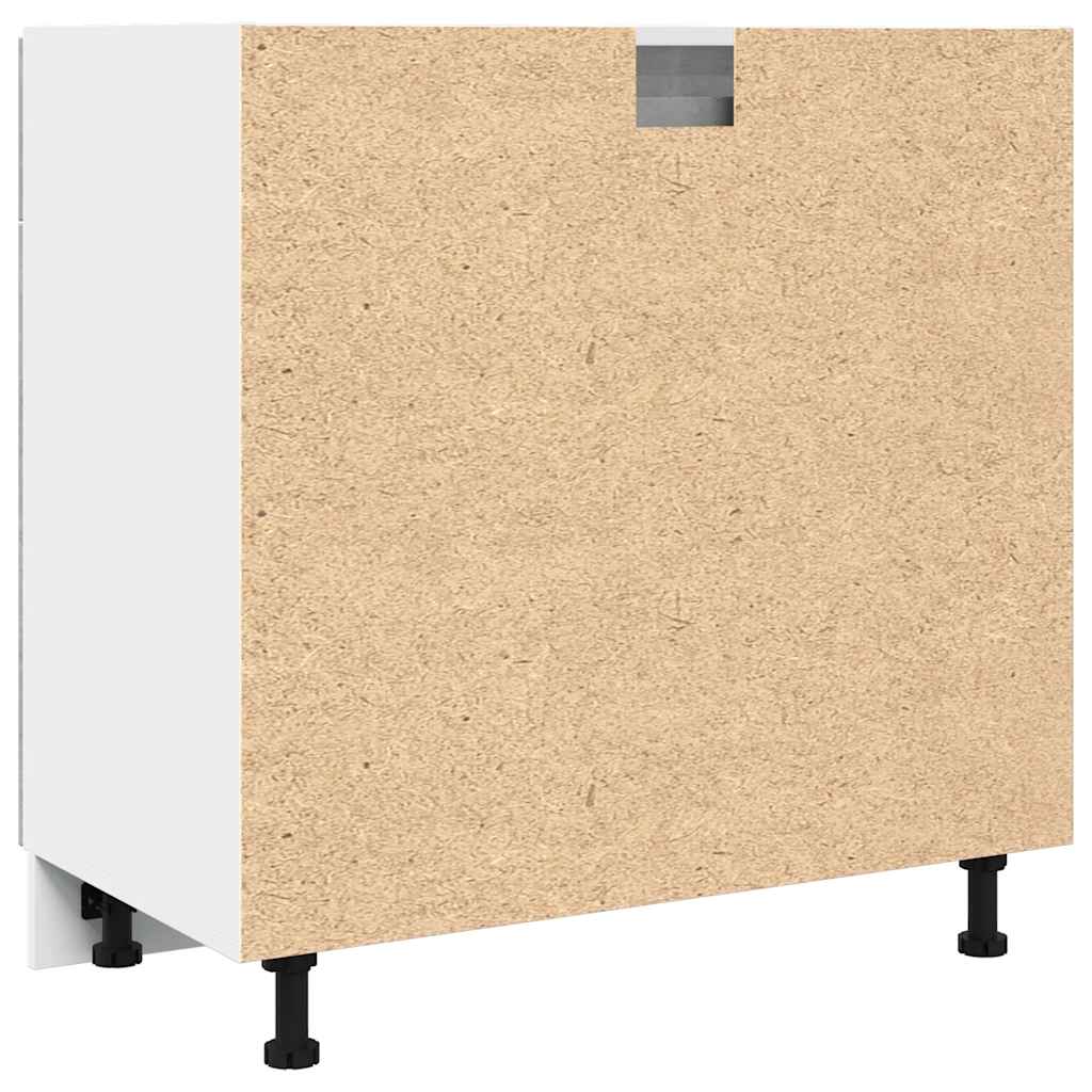Skuffebundskab Lyon 80x46x81,5 Cm Konstrueret Træ - Billede 6