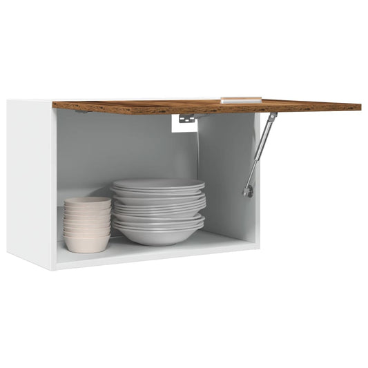 Vægskab 60X31X40 Cm Konstrueret Træ Antikt Træ Gammelt Træ