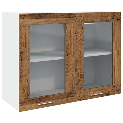 Hængende Vitrineskab Lyon 80x31x60 Cm Konstrueret Træ - Billede 2