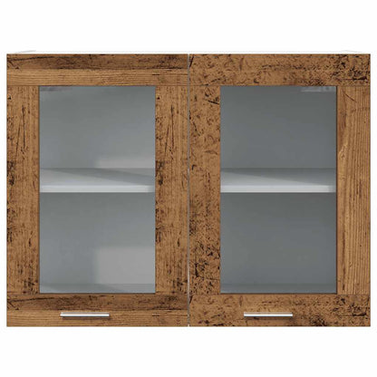 Hængende Vitrineskab Lyon 80x31x60 Cm Konstrueret Træ - Billede 4