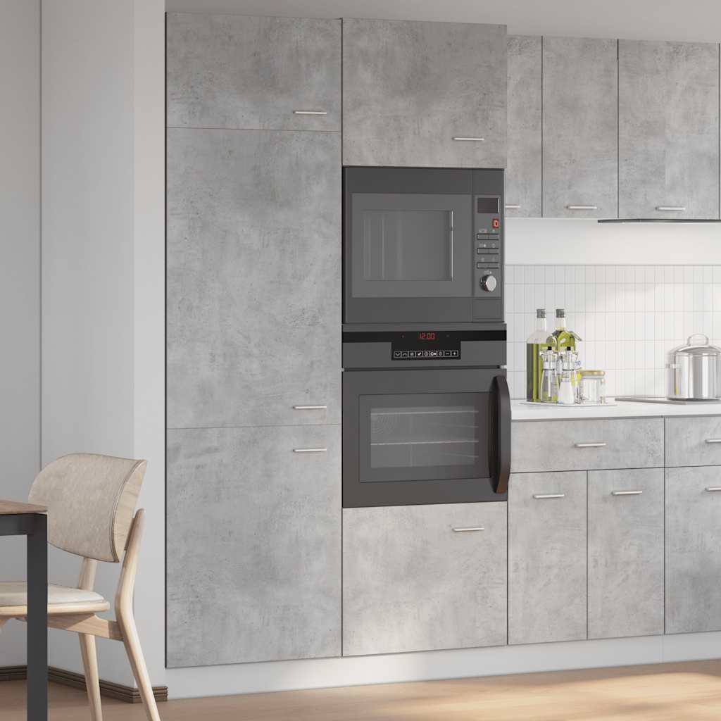 Køleskabsskab Lyon 60x57x207 Cm Konstrueret Træ - Billede 3