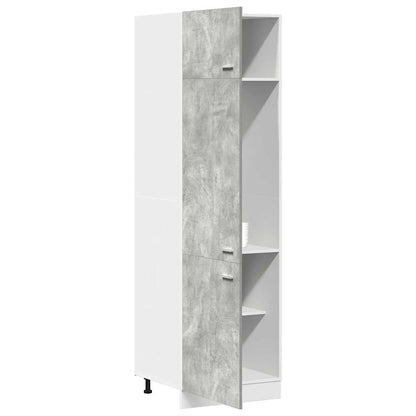 Køleskabsskab Lyon 60x57x207 Cm Konstrueret Træ - Billede 4
