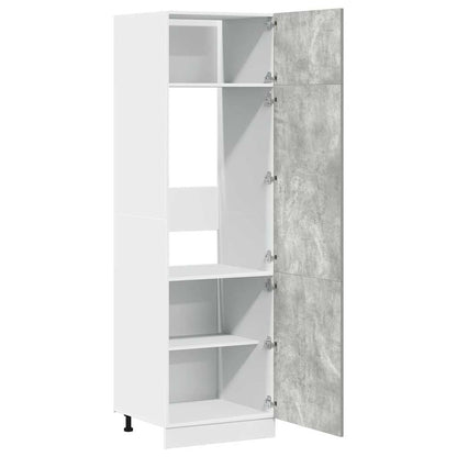 Køleskabsskab Lyon 60x57x207 Cm Konstrueret Træ - Billede 5