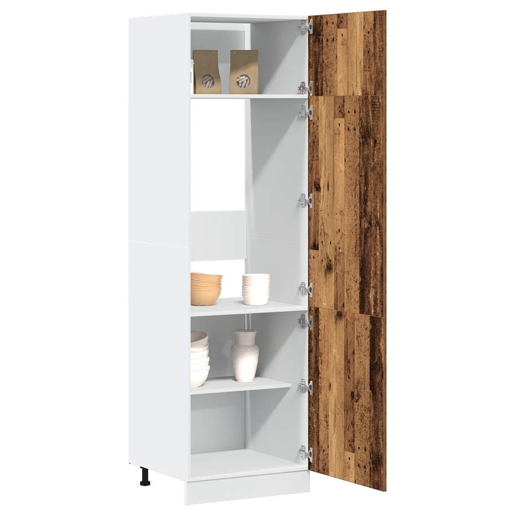 Køleskabsskab Lyon 60x57x207 Cm Konstrueret Træ - Variant 856125