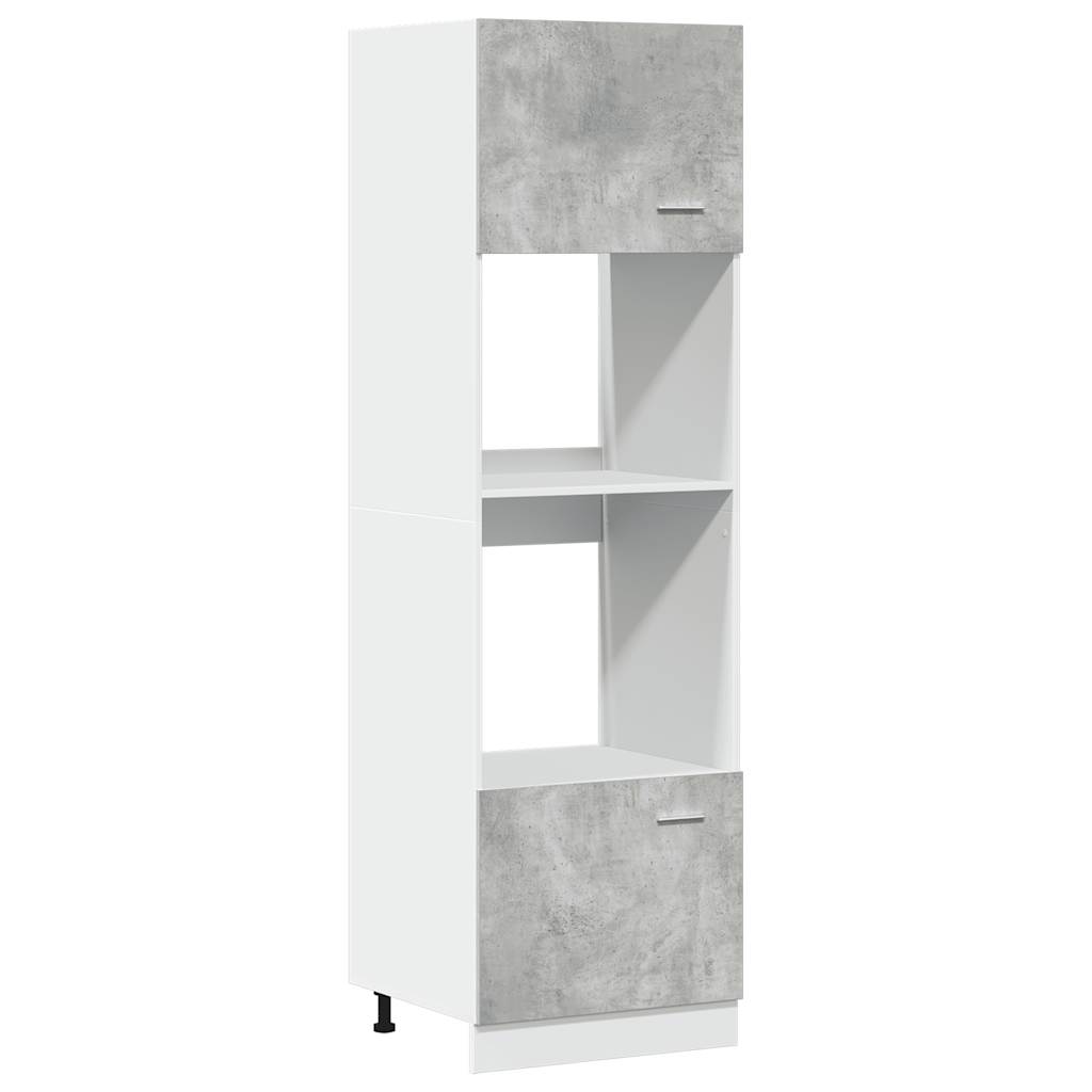 Mikrobølgeovnsskab Lyon 60x57x207 Cm Konstrueret Træ - Billede 2