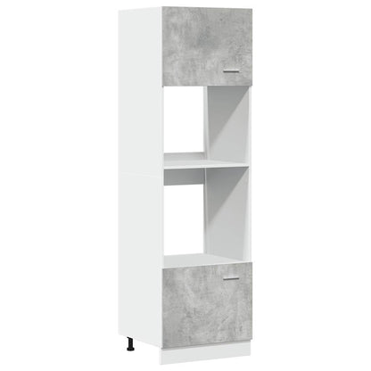 Mikrobølgeovnsskab Lyon 60x57x207 Cm Konstrueret Træ - Billede 2