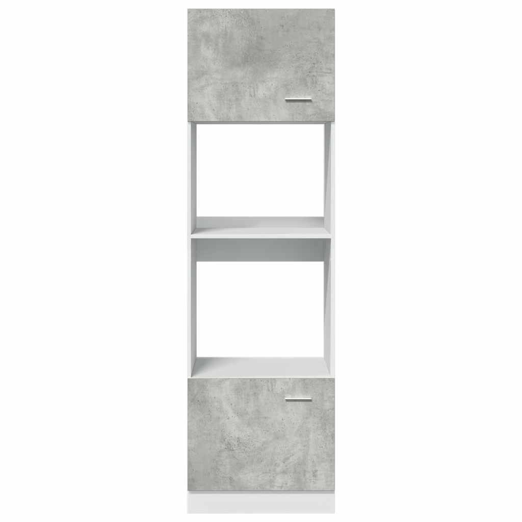 Mikrobølgeovnsskab Lyon 60x57x207 Cm Konstrueret Træ - Billede 4