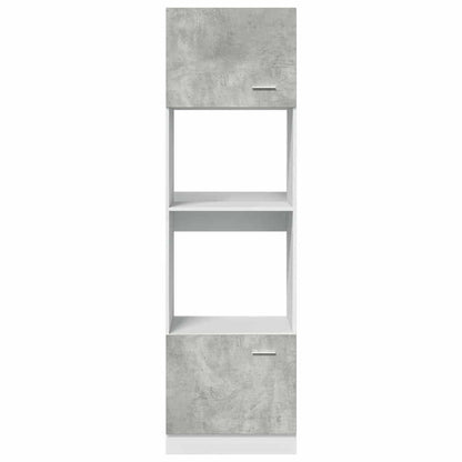 Mikrobølgeovnsskab Lyon 60x57x207 Cm Konstrueret Træ - Billede 4