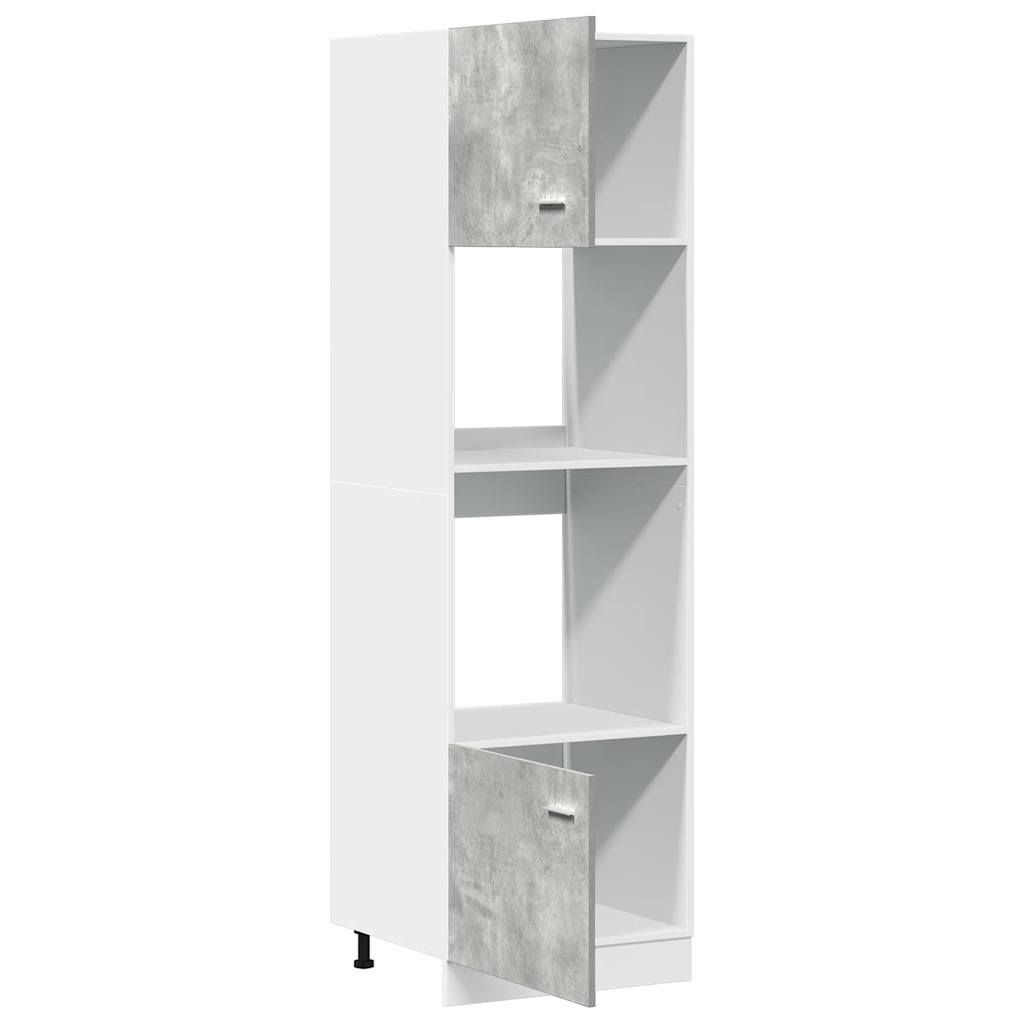 Mikrobølgeovnsskab Lyon 60x57x207 Cm Konstrueret Træ - Billede 5