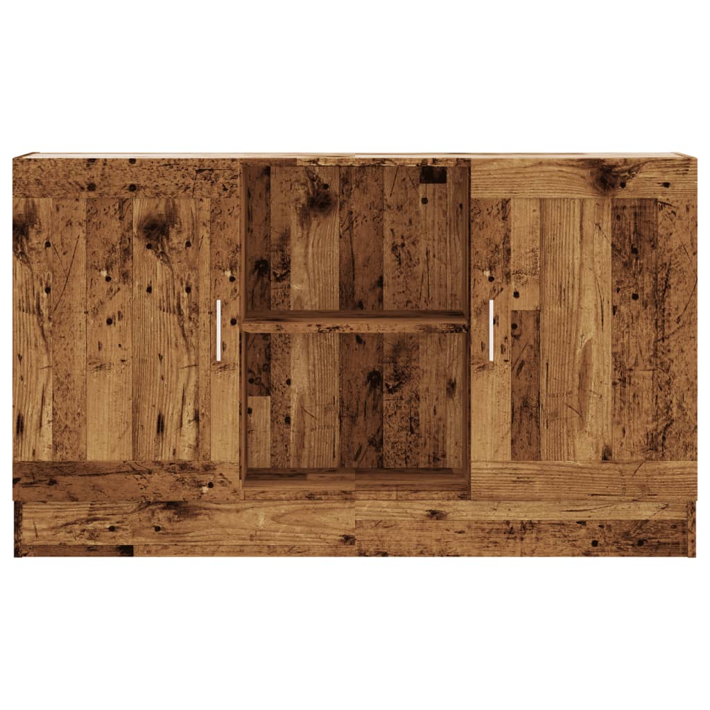 Skænk 120x30,5x70 Cm Konstrueret Træ Antikt Træ - Billede 4