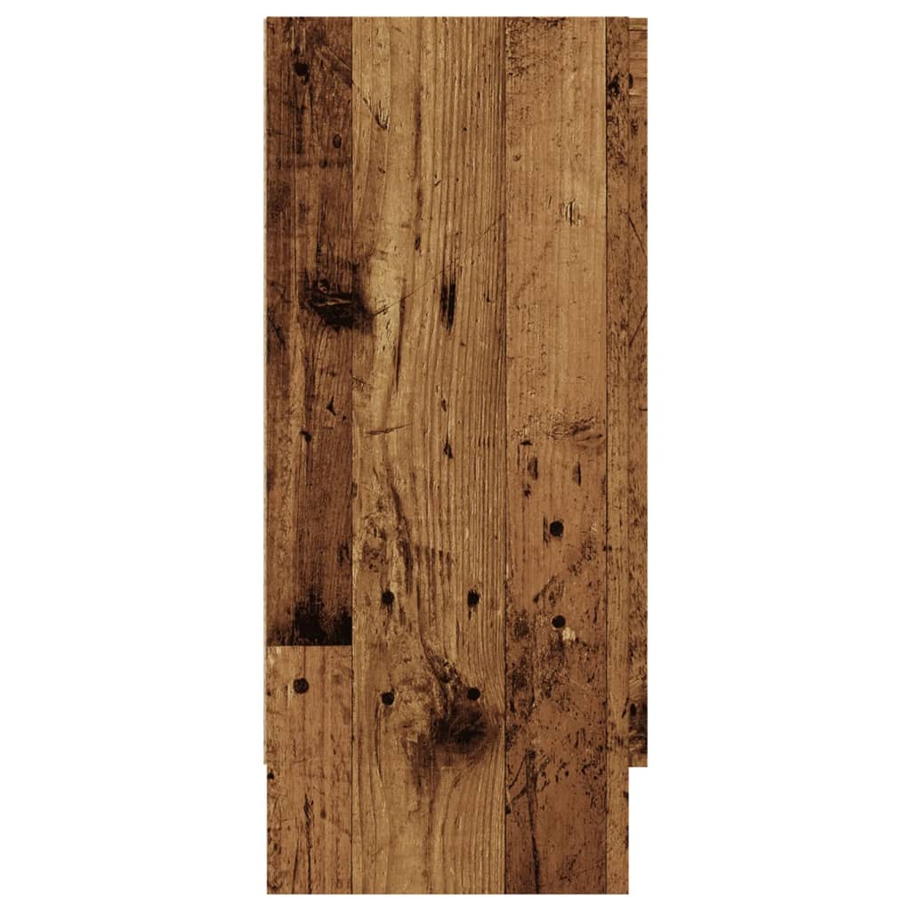 Skænk 120x30,5x70 Cm Konstrueret Træ Antikt Træ - Billede 6