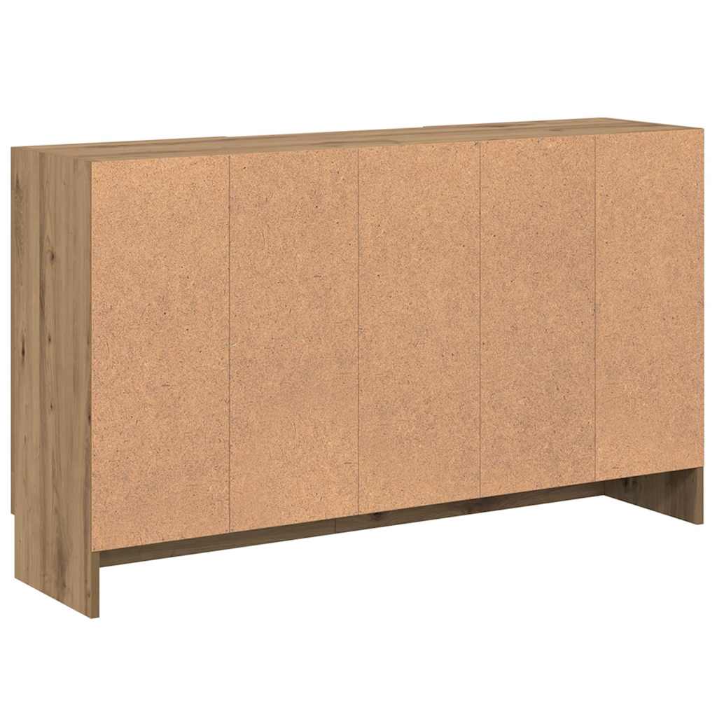Skænk 120x30,5x70 Cm Konstrueret Træ Kunsteg - Billede 5