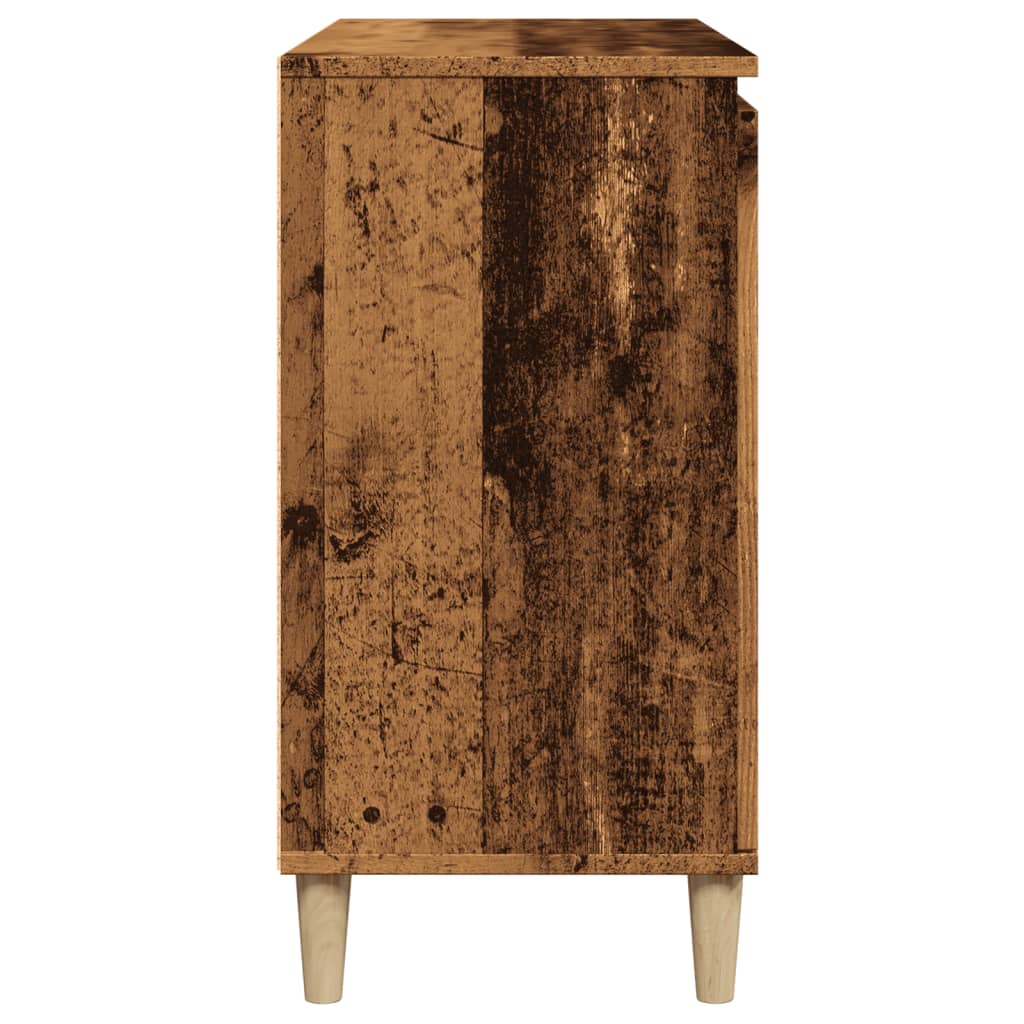 Skænk 102x35x70 Cm Konstrueret Træ Antikt Træ - Billede 6