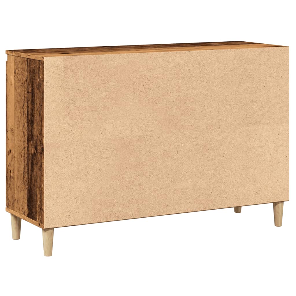 Skænk 102x35x70 Cm Konstrueret Træ Antikt Træ - Billede 7