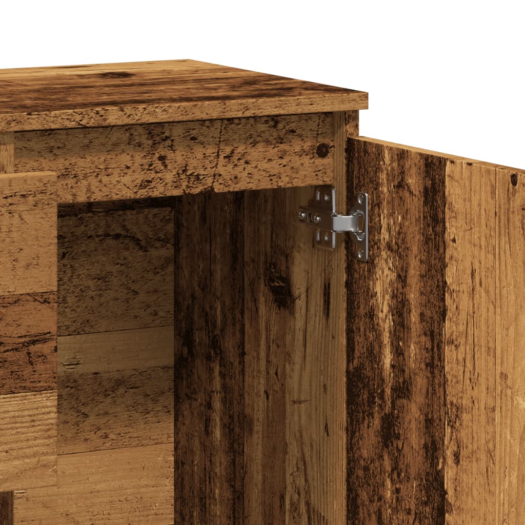 Skænk 102x35x70 Cm Konstrueret Træ Antikt Træ - Billede 8